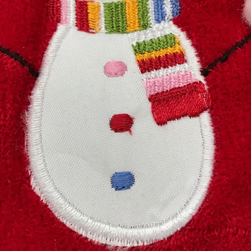 Snowman Embroidered Towels Set of 3